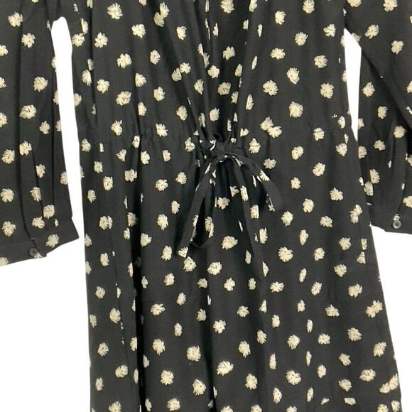 Rebecca Taylor long sleeve dandelion dress size 6. 100% silk, drawstring waist - Picture 7 of 15